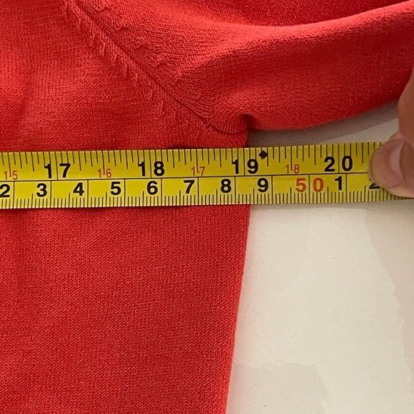 Talbots Orange Open Cardigan - Picture 8 of 9